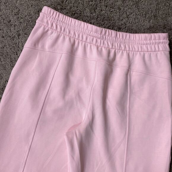 Lululemon Size 6 Softstreme Pant High Rise 31" Black Strawberry Milkshake Pink - Picture 8 of 8